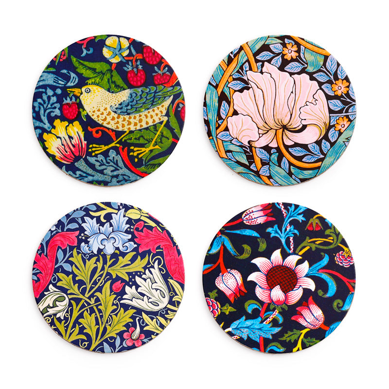 William Morris Set of 4 Cork Coasters KP93