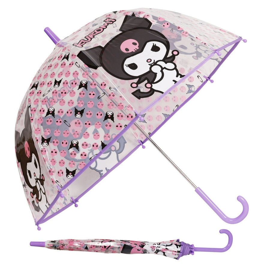 Hello Kitty & Friends Transparent Bell Umbrella 19" Manual Kuromi KU00005