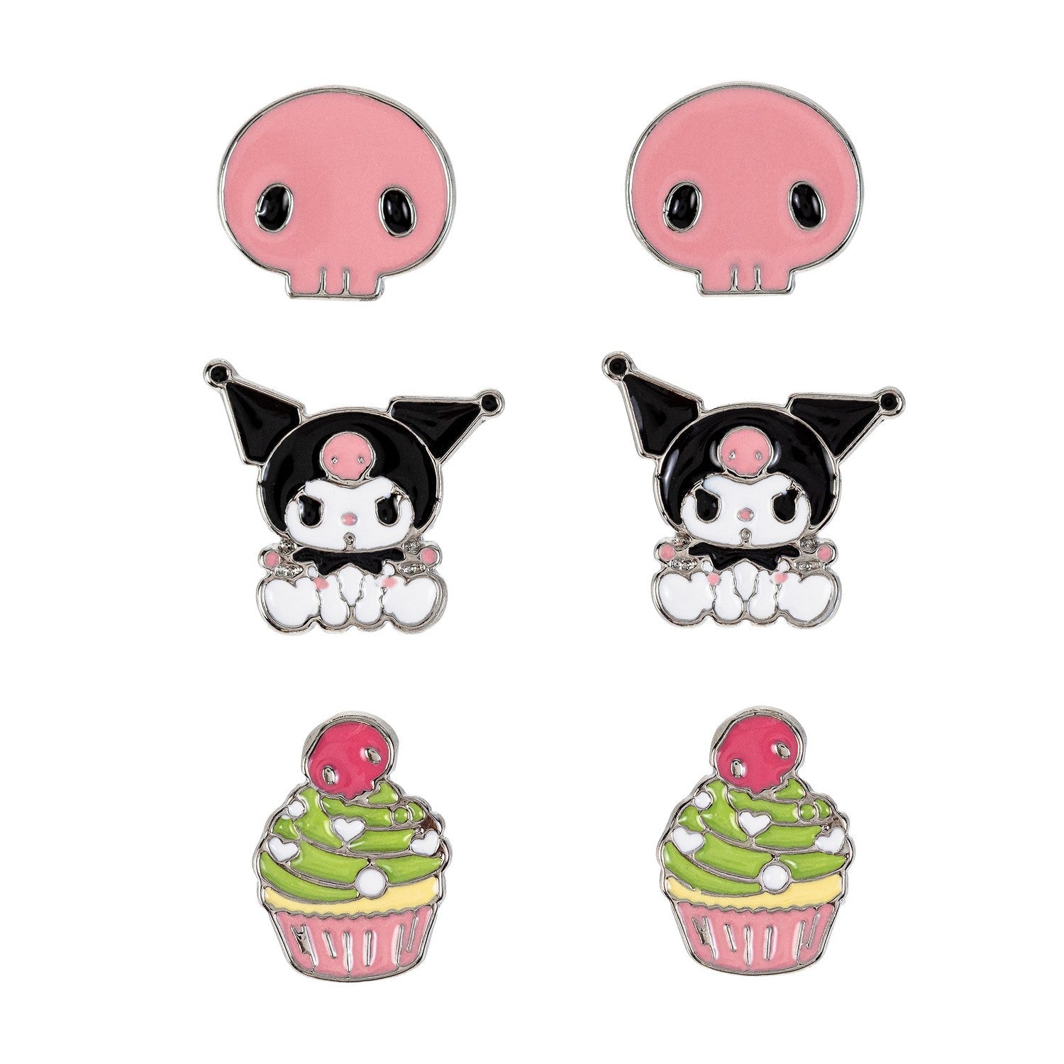 Hello Kitty & Friends Pack 3 Kuromi Earrings KU00040