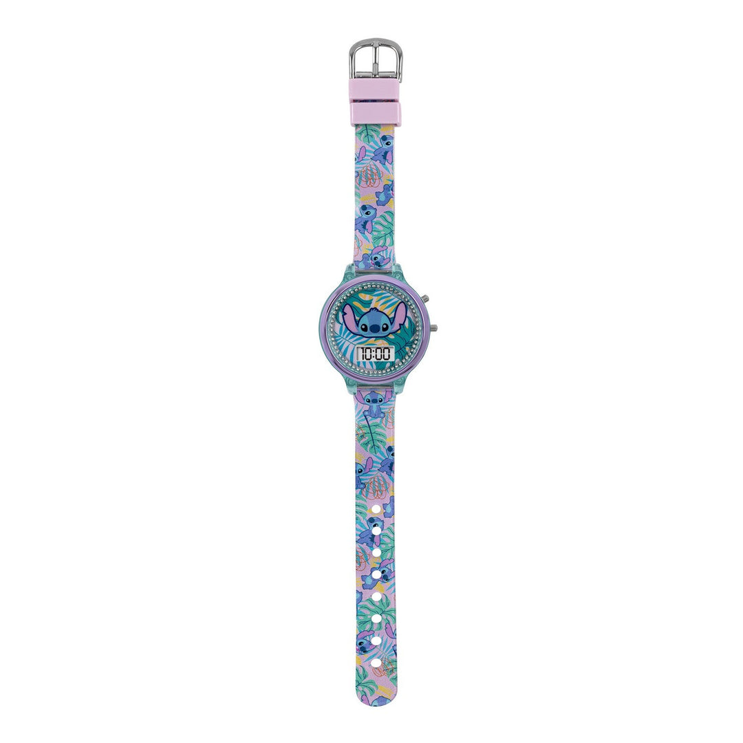 Disney Stitch Light Up Digital Watch And Set Bracelet LAS40001ARG