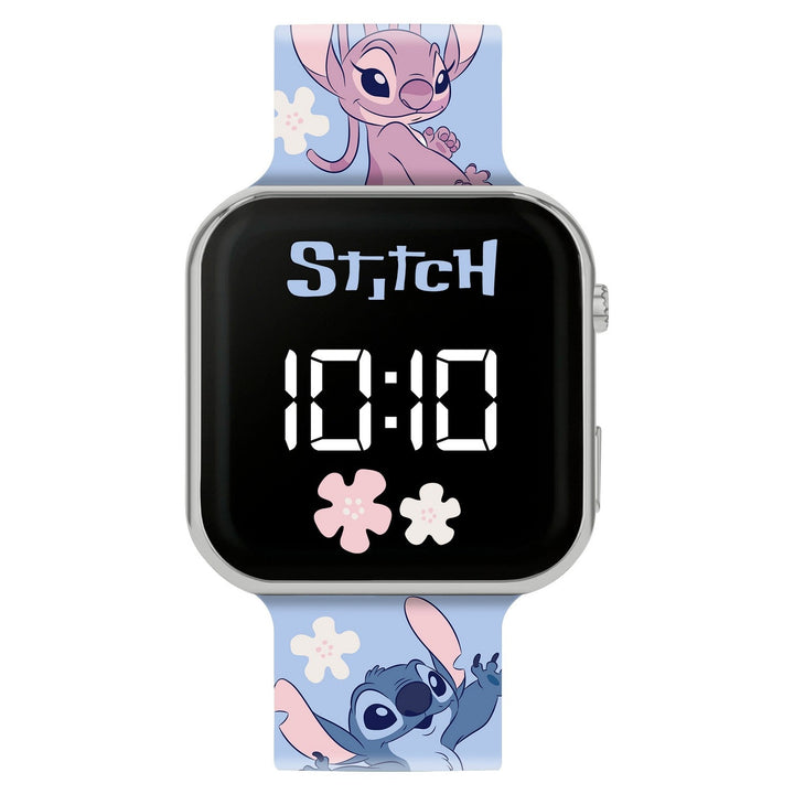 Disney Stitch & Angel Printed Led Watch LAS4200ARG