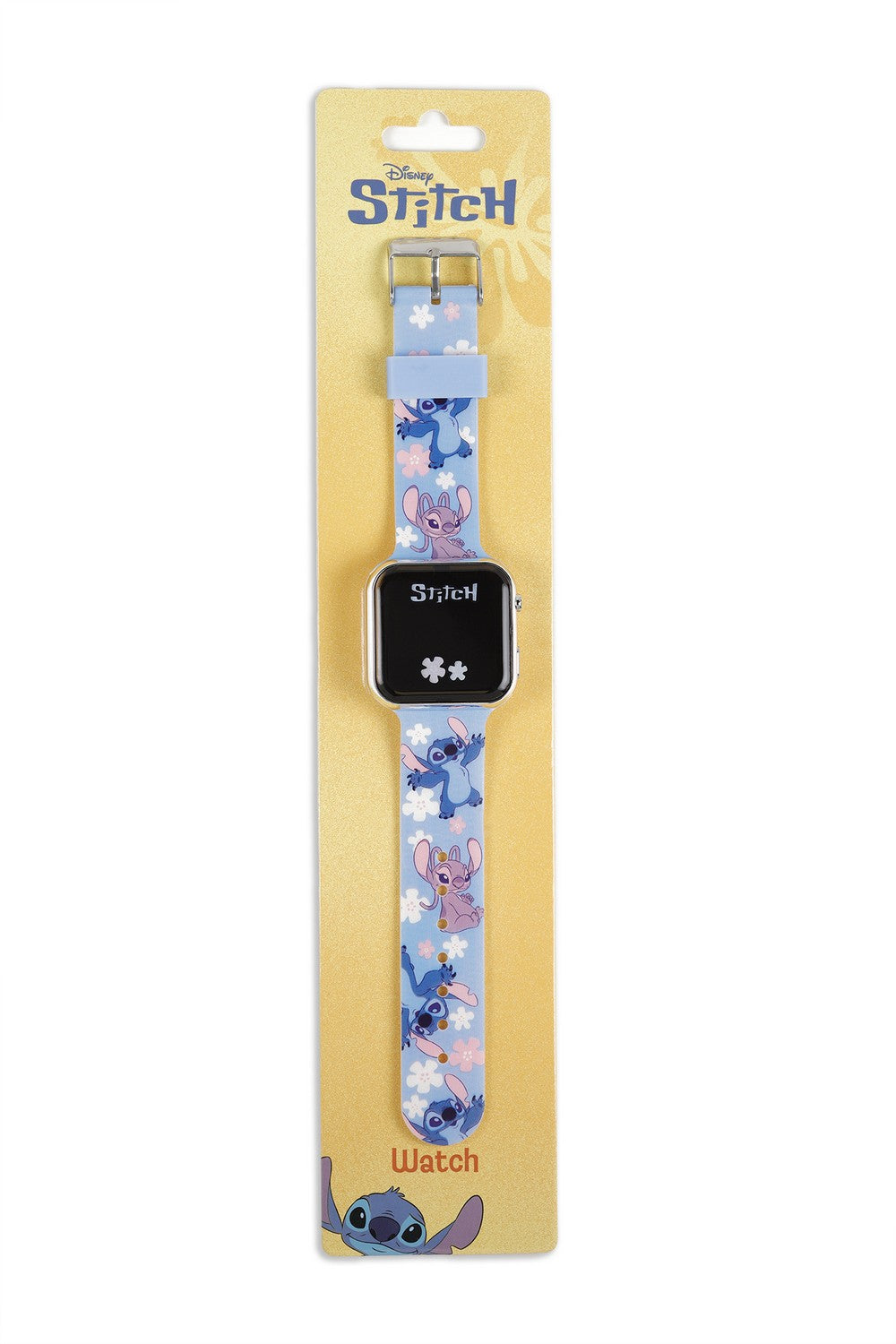 Disney Stitch & Angel Printed Led Watch LAS4200ARG