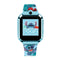 Smartwatch with a cartoon character on the screen and strap on a white background