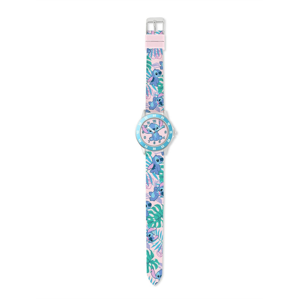 Disney Stitch Printed Strap Time Teacher Watch LAS9011ARG
