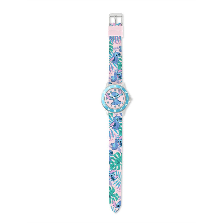 Disney Stitch Printed Strap Time Teacher Watch LAS9011ARG
