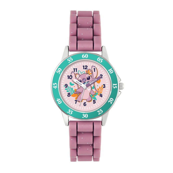 Disney Stitch Angel Time Teacher Watch LAS9014