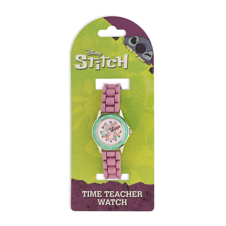 Disney Stitch Angel Time Teacher Watch LAS9014