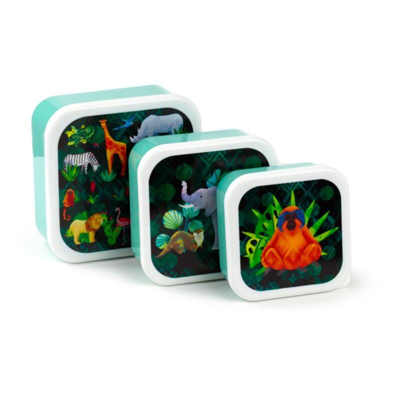 Set of 3 Lunch Box M/L/XL Animal Kingdom LBOX111