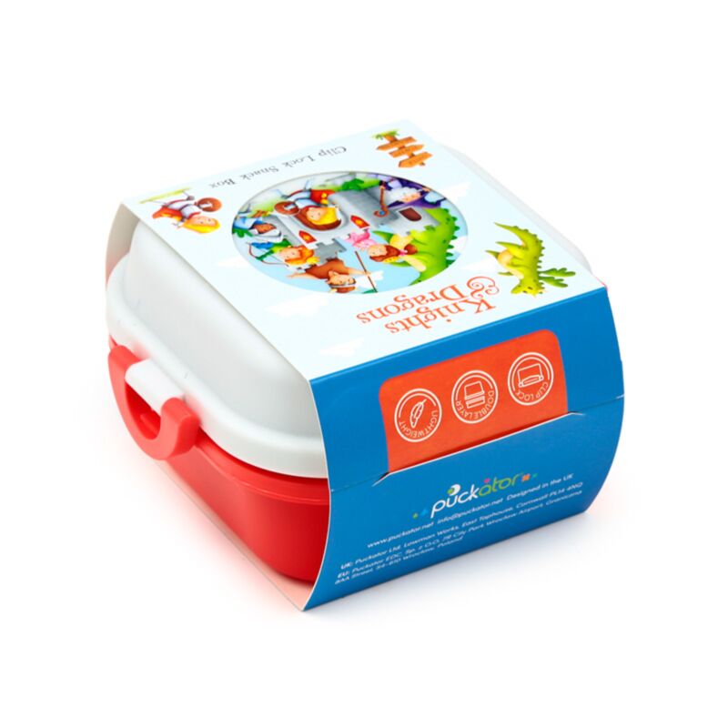 Knights & Dragons Clip Lock Stacked Bento Snack Lunch Box LBOX125