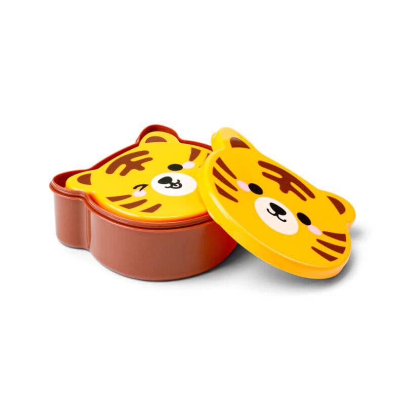 Adoramals Tiger Shaped Lunch Box Set of 3 LBOX142