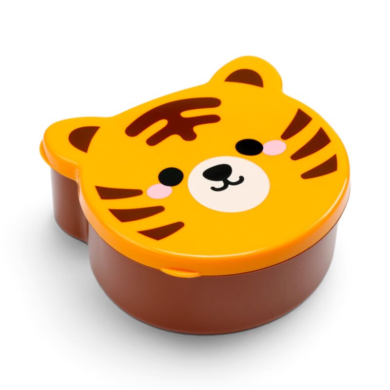Adoramals Tiger Shaped Lunch Box Set of 3 LBOX142