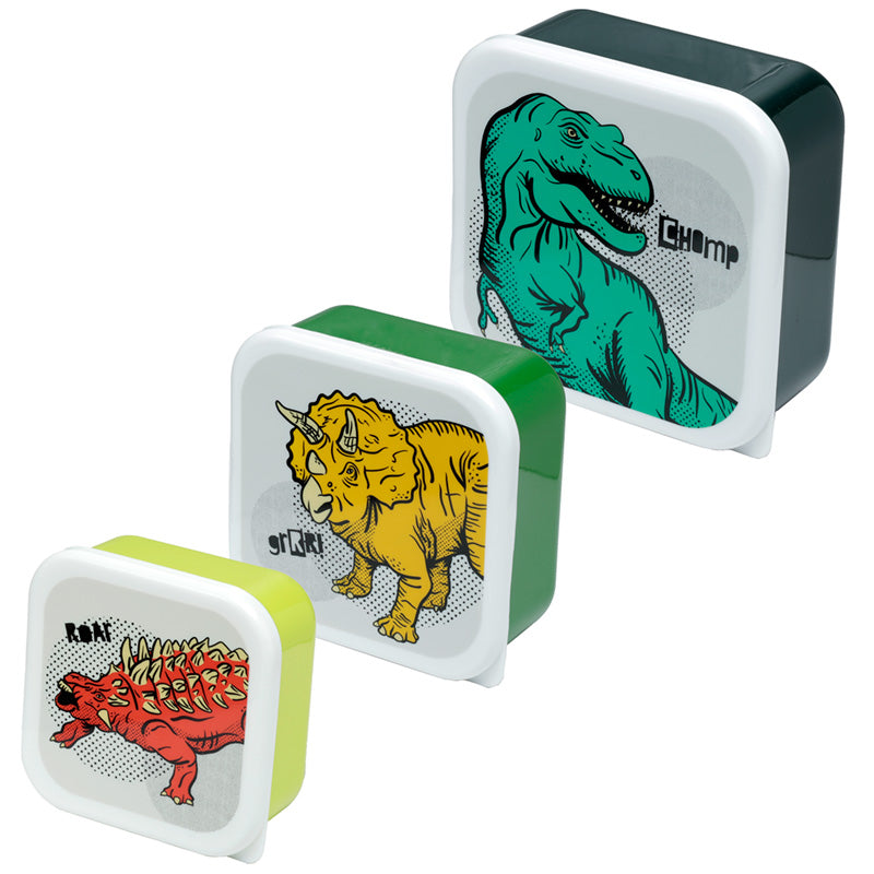Set of 3 Lunch Box M/L/XL Dinosauria LBOX77