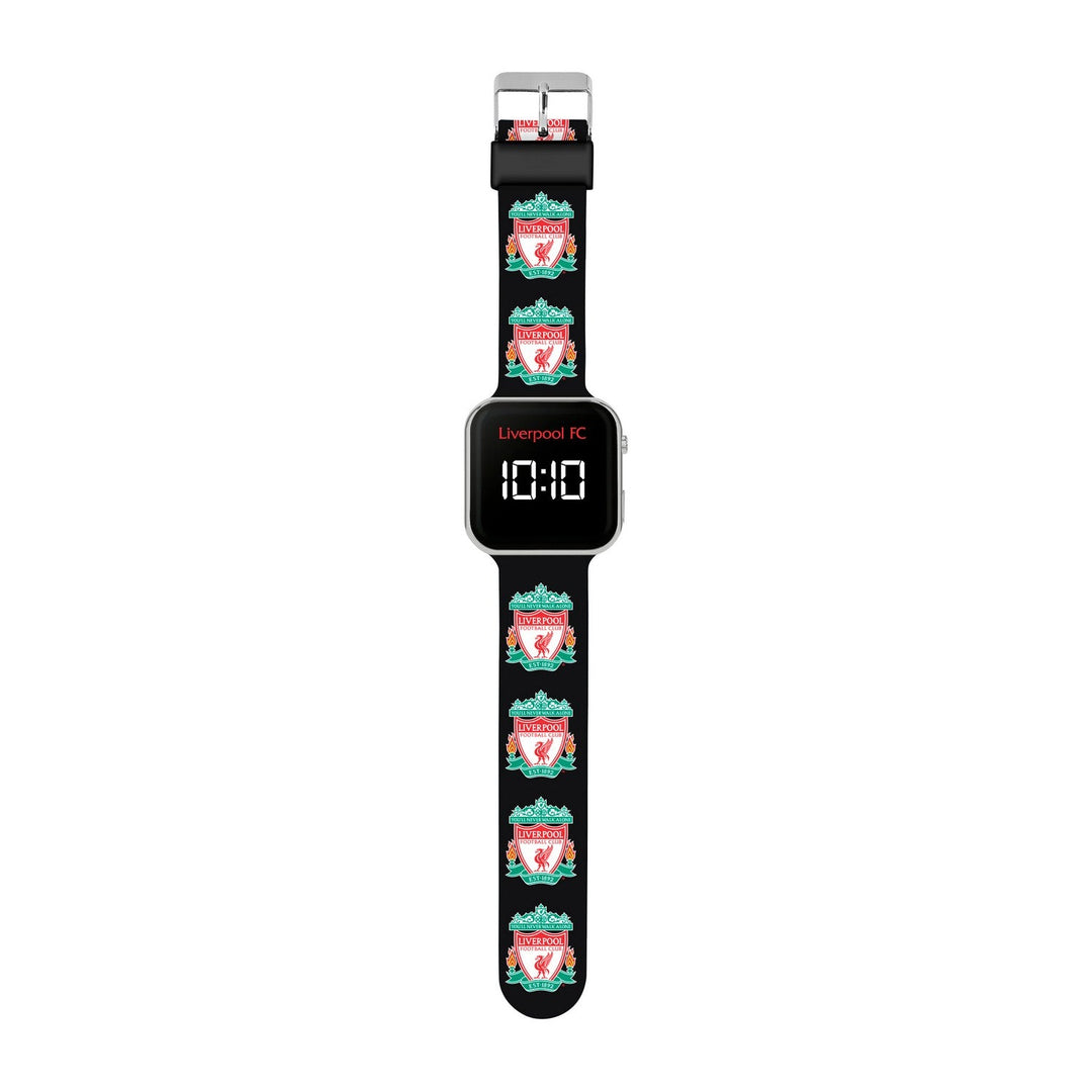 Football Liverpool Fc Printed Strap Led Watch LFC4000