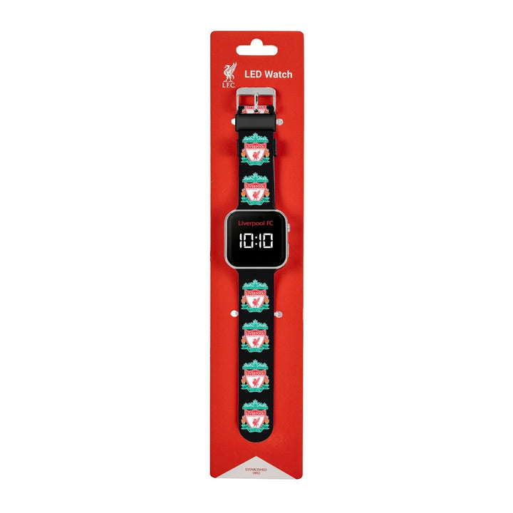 Football Liverpool Fc Printed Strap Led Watch LFC4000