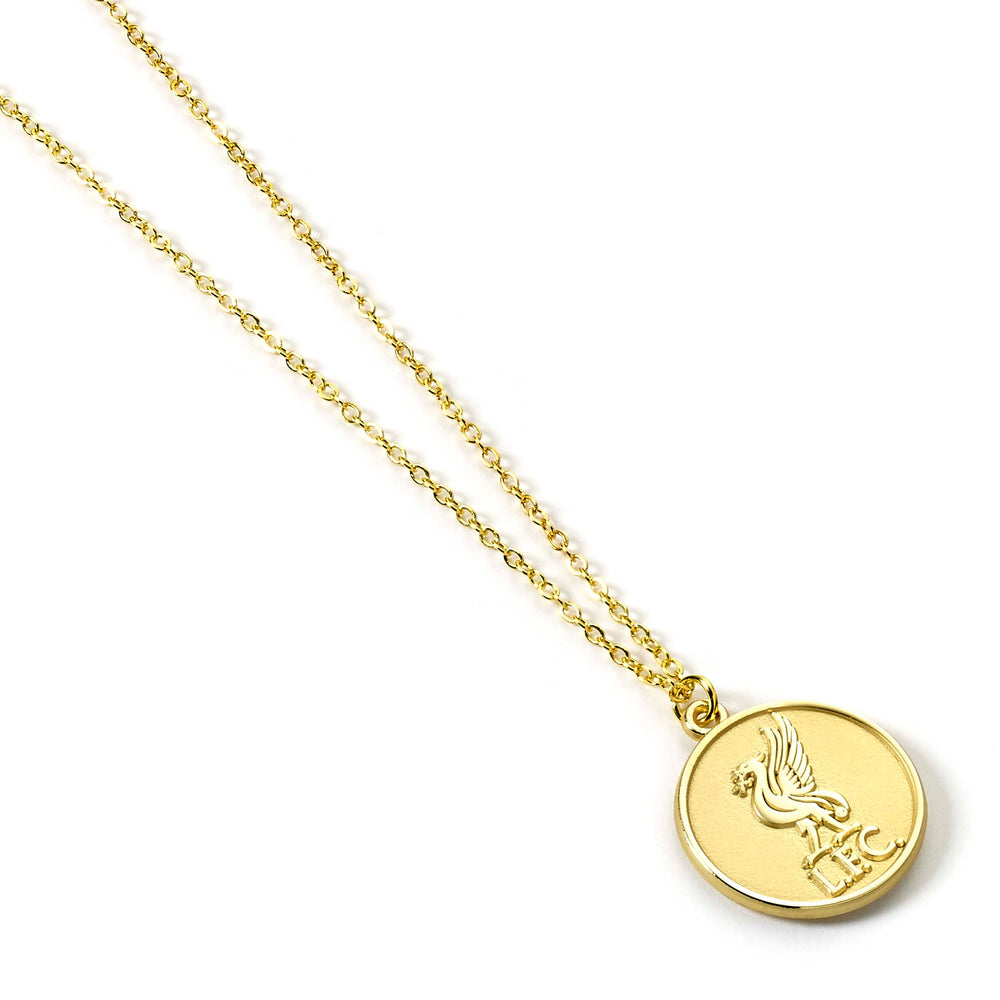 Liverpool Football Club Gold Tone Crest Necklace LFCN0001