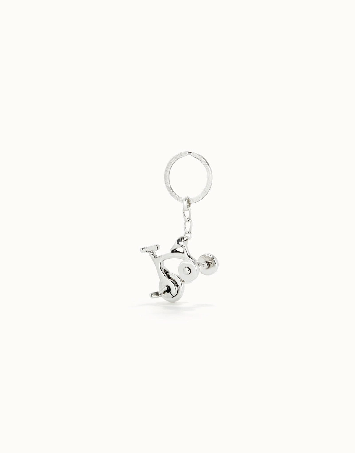 Sterling Silver Plated Clasicos Silver Tricycle Key chain LLA1022MTL0000U