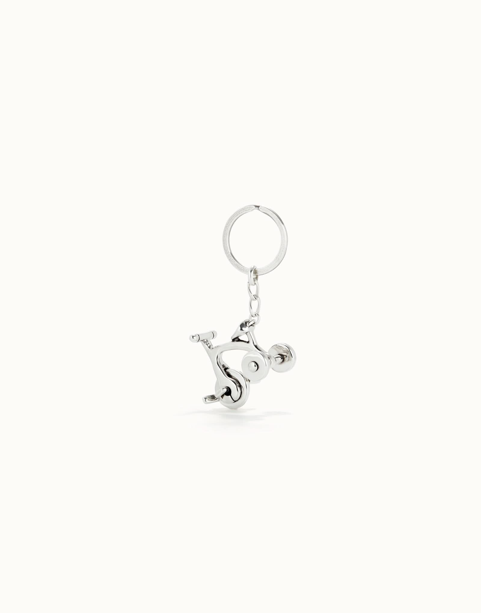 Sterling Silver Plated Clasicos Silver Tricycle Key chain LLA1022MTL0000U