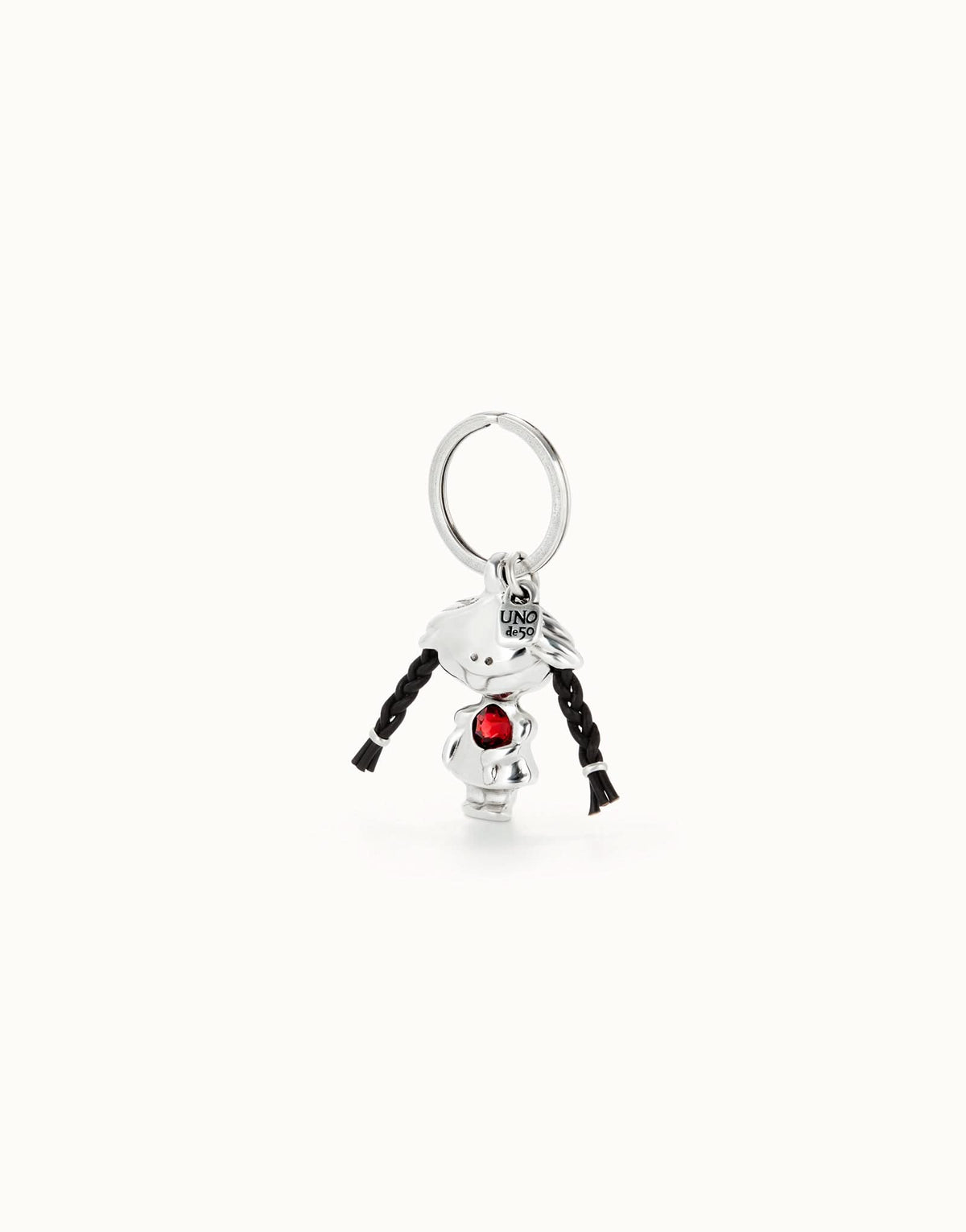 Sterling Silver Plated Clasicos Red Doll Key chain LLA1023ROJMTL0U