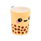 Boba the Bubble Tea Foodiemals Ceramic Lidded Mug LMUG19