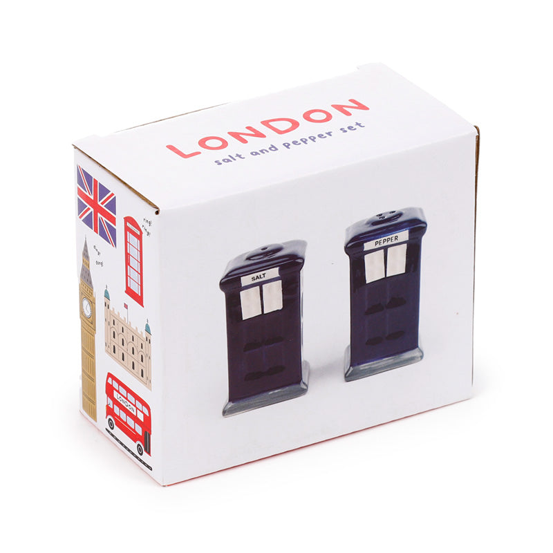 Police Box London Icons Ceramic Salt & Pepper Set LON05