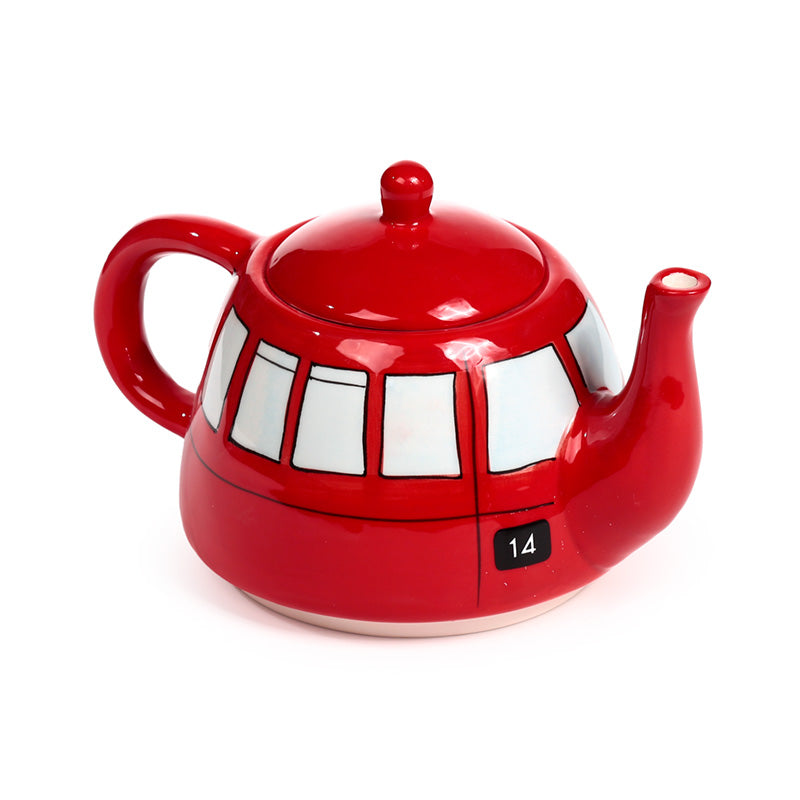 London Icons Red Routemaster Bus Ceramic Teapot & Cup Set for 1 LON42