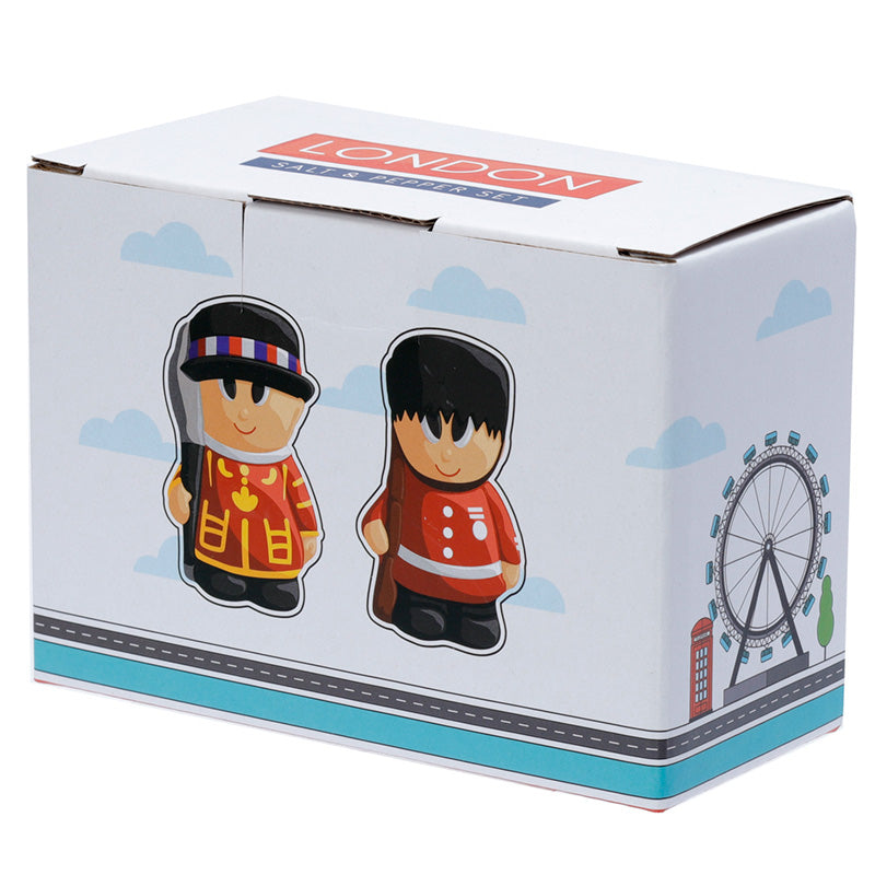 London Guardsman & Beefeater Ceramic Salt & Pepper Set LON53