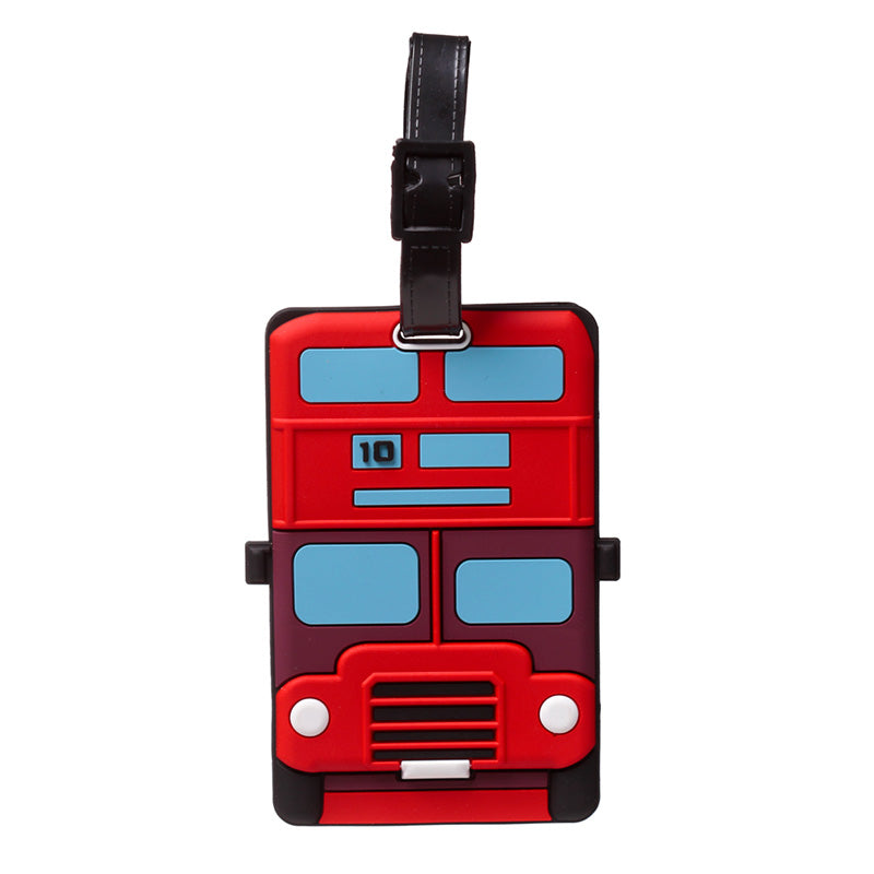 London Icons Red Routemaster Bus PVC Luggage Tag LON57