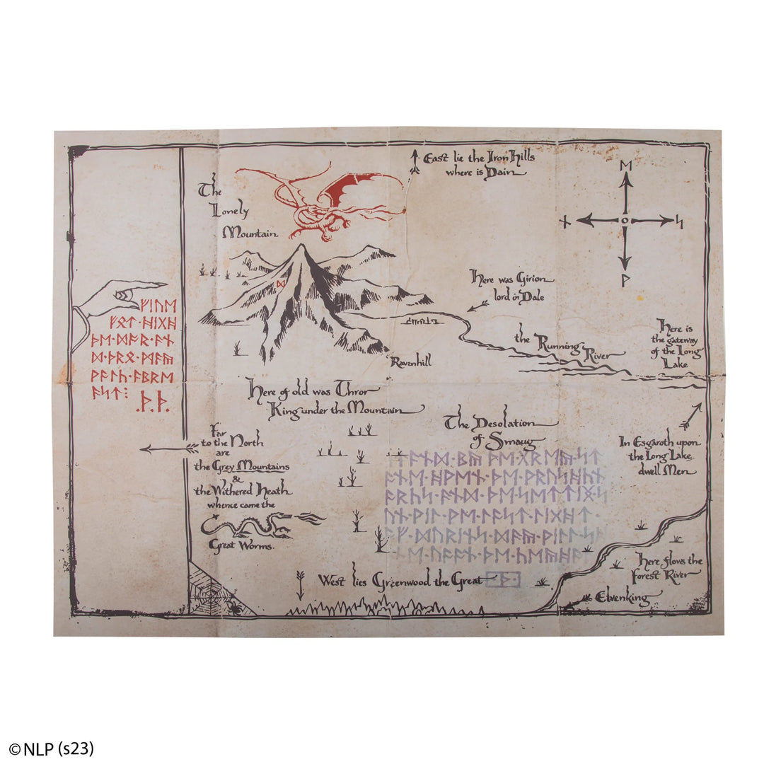 The Hobbit Hardcover Notebook with foldable map MAP5123