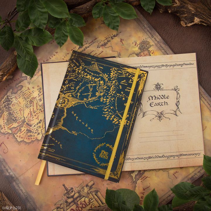 Middle-Earth Hardcover Notebook with foldable map MAP5121