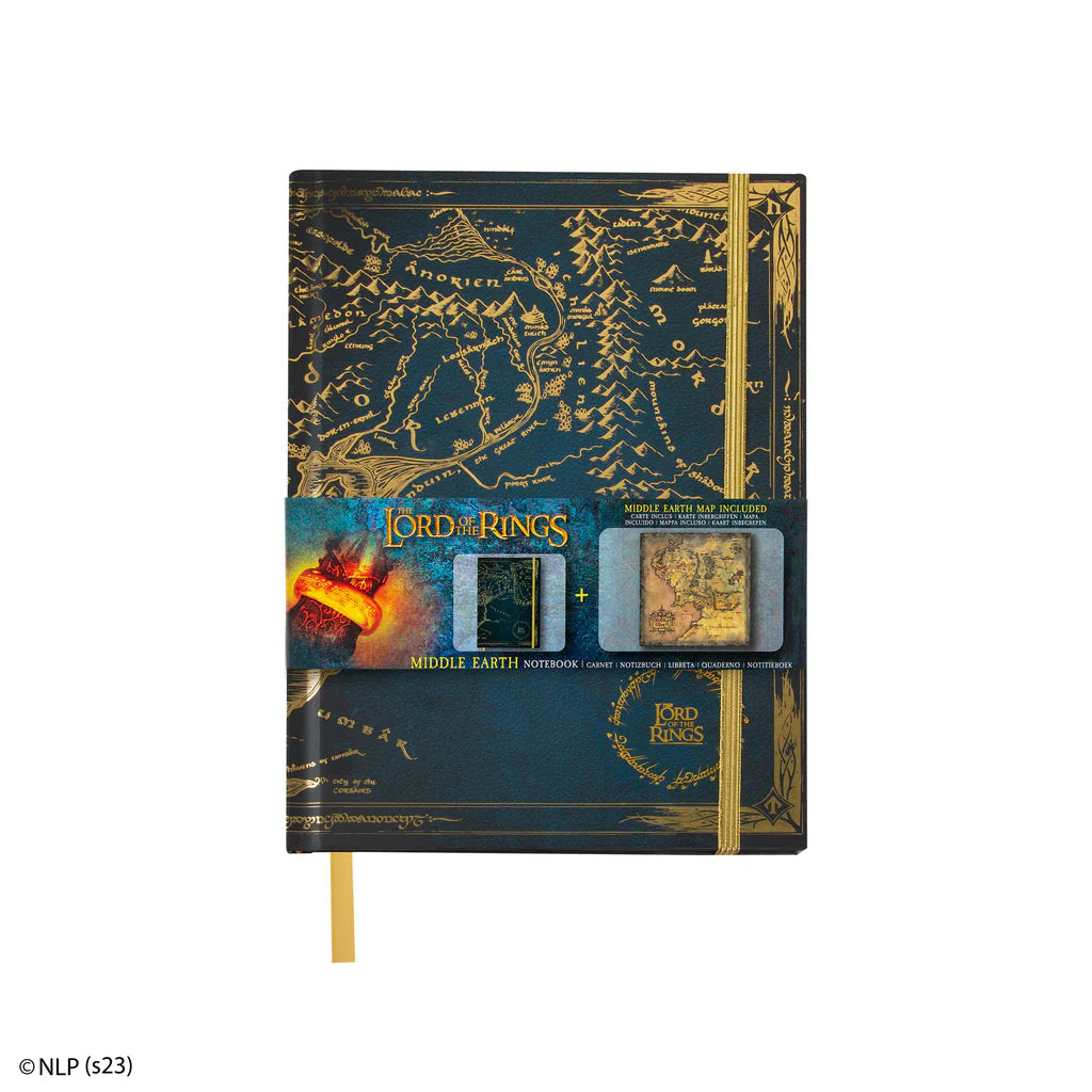 Middle-Earth Hardcover Notebook with foldable map MAP5121