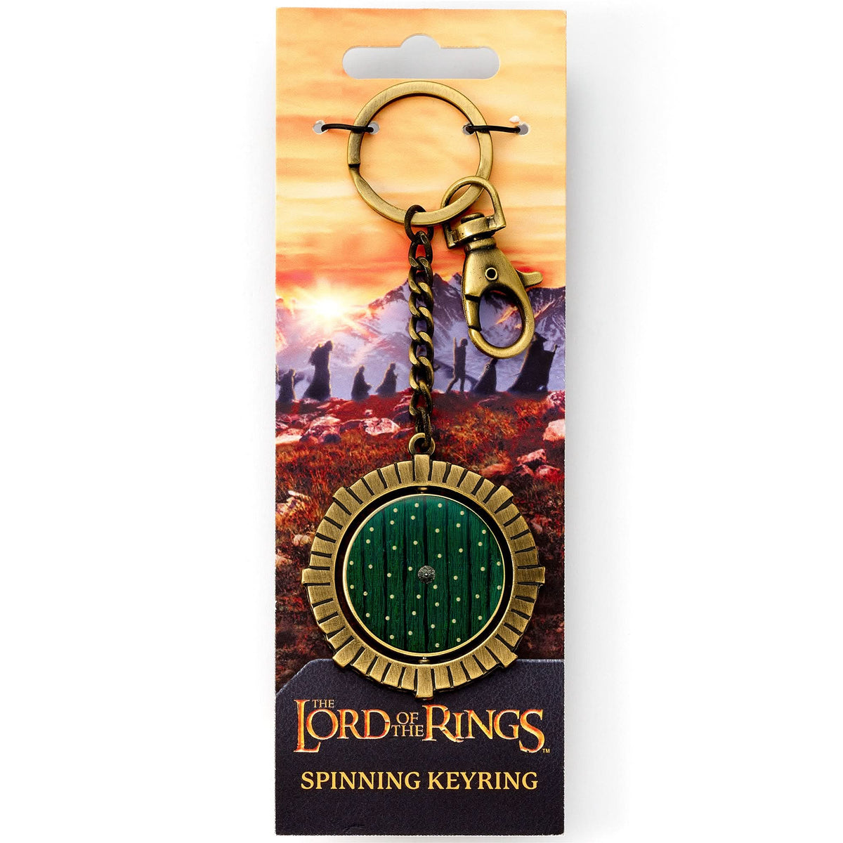 The Lord of The Rings Hobbit Door Keyring LRKR0001