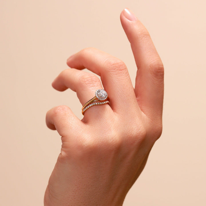 Layla | 9ct Yellow Gold 0.20ct tw Lab Grown Diamond Ring