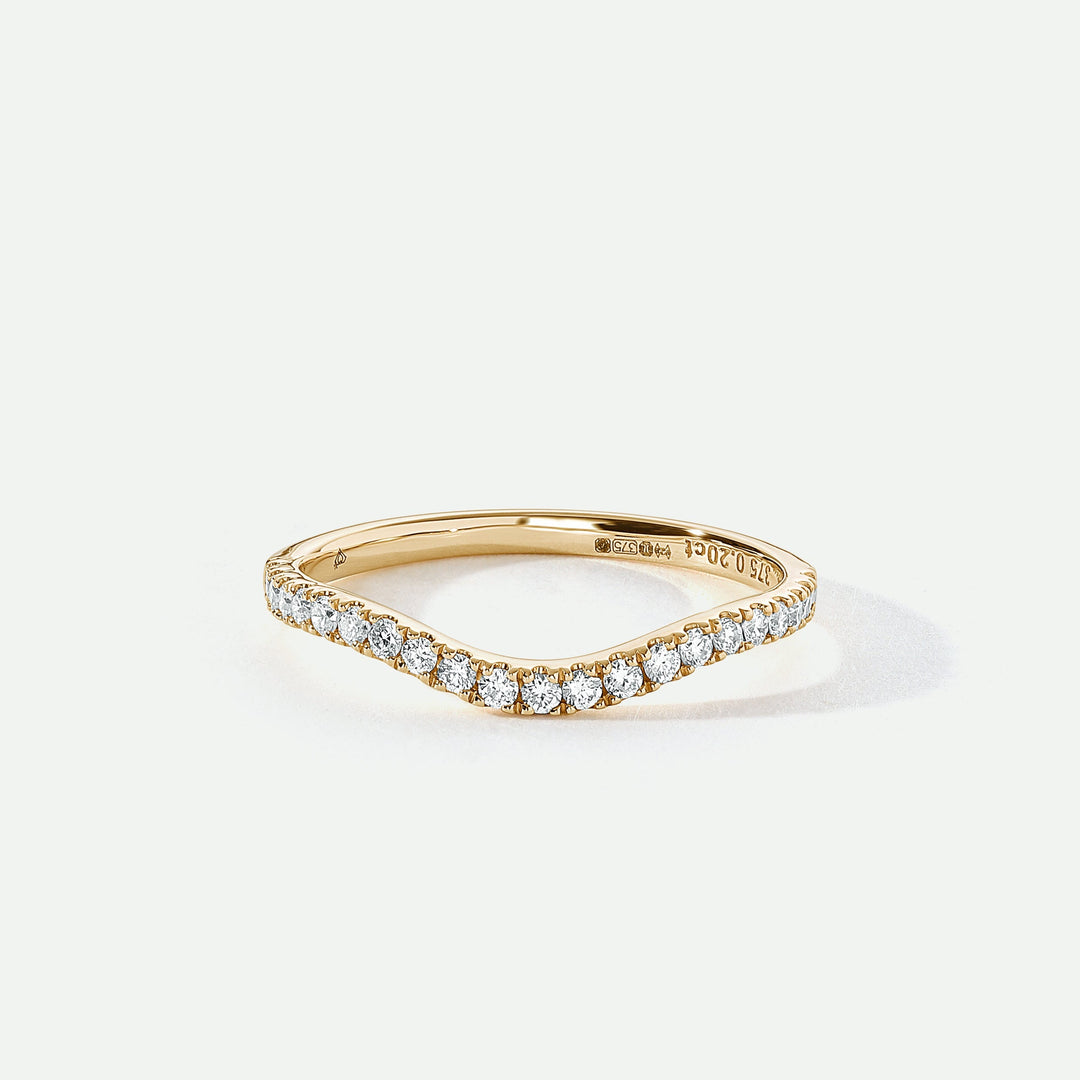 Layla | 9ct Yellow Gold 0.20ct tw Lab Grown Diamond Ring