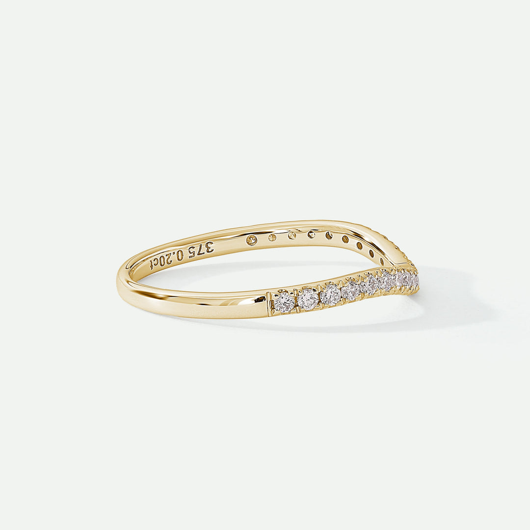 Layla | 9ct Yellow Gold 0.20ct tw Lab Grown Diamond Ring