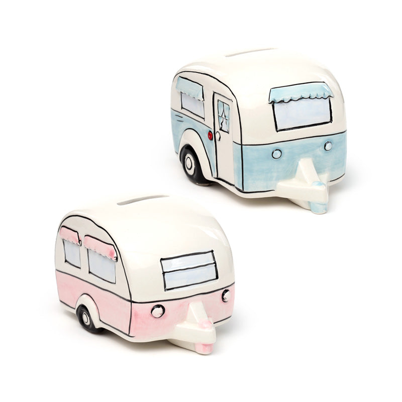 Home Is Where You Park It Caravan Ceramic Money Box MB263