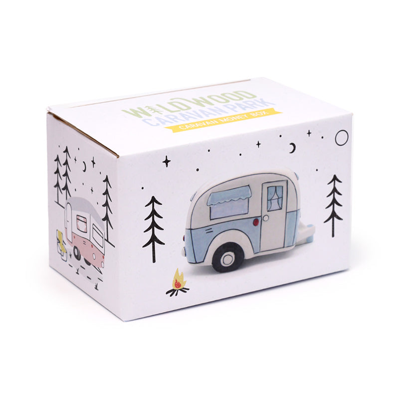Home Is Where You Park It Caravan Ceramic Money Box MB263