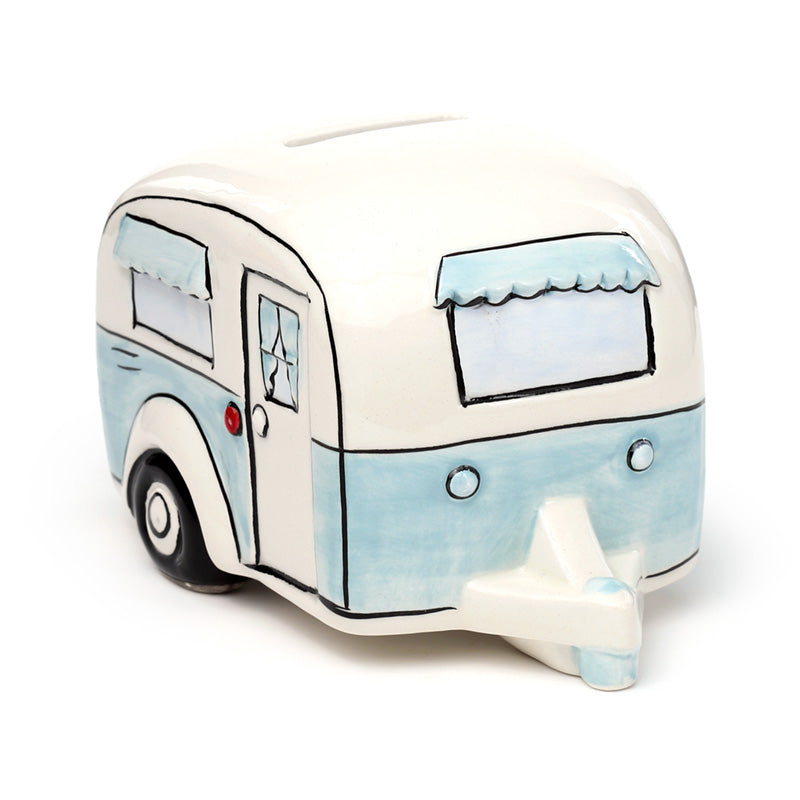 Home Is Where You Park It Caravan Ceramic Money Box MB263