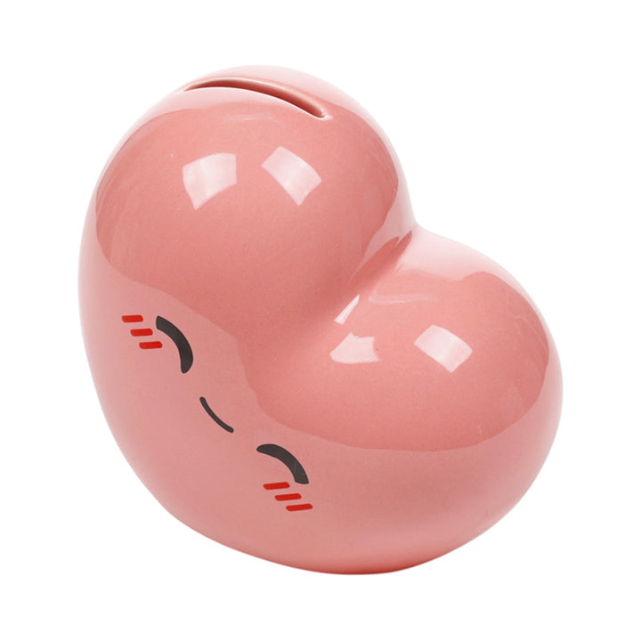J'Adoramals Pink Heart Ceramic Money Box MB273
