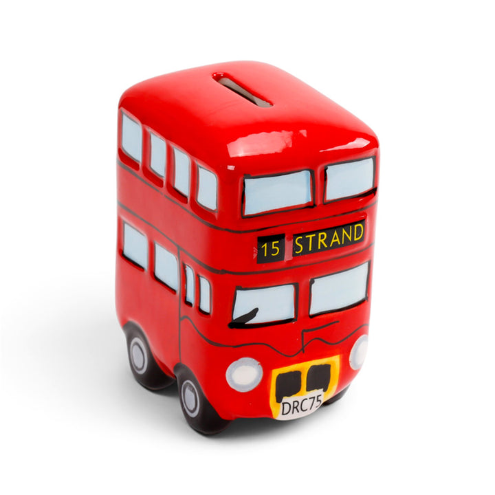 London Icons Red Routemaster Bus Ceramic Money Box MB98