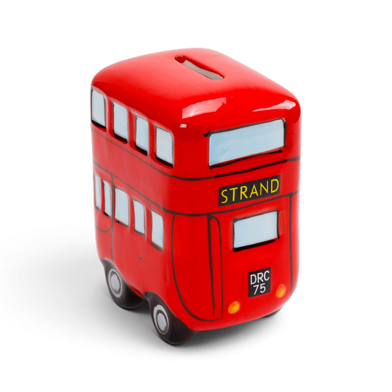 London Icons Red Routemaster Bus Ceramic Money Box MB98
