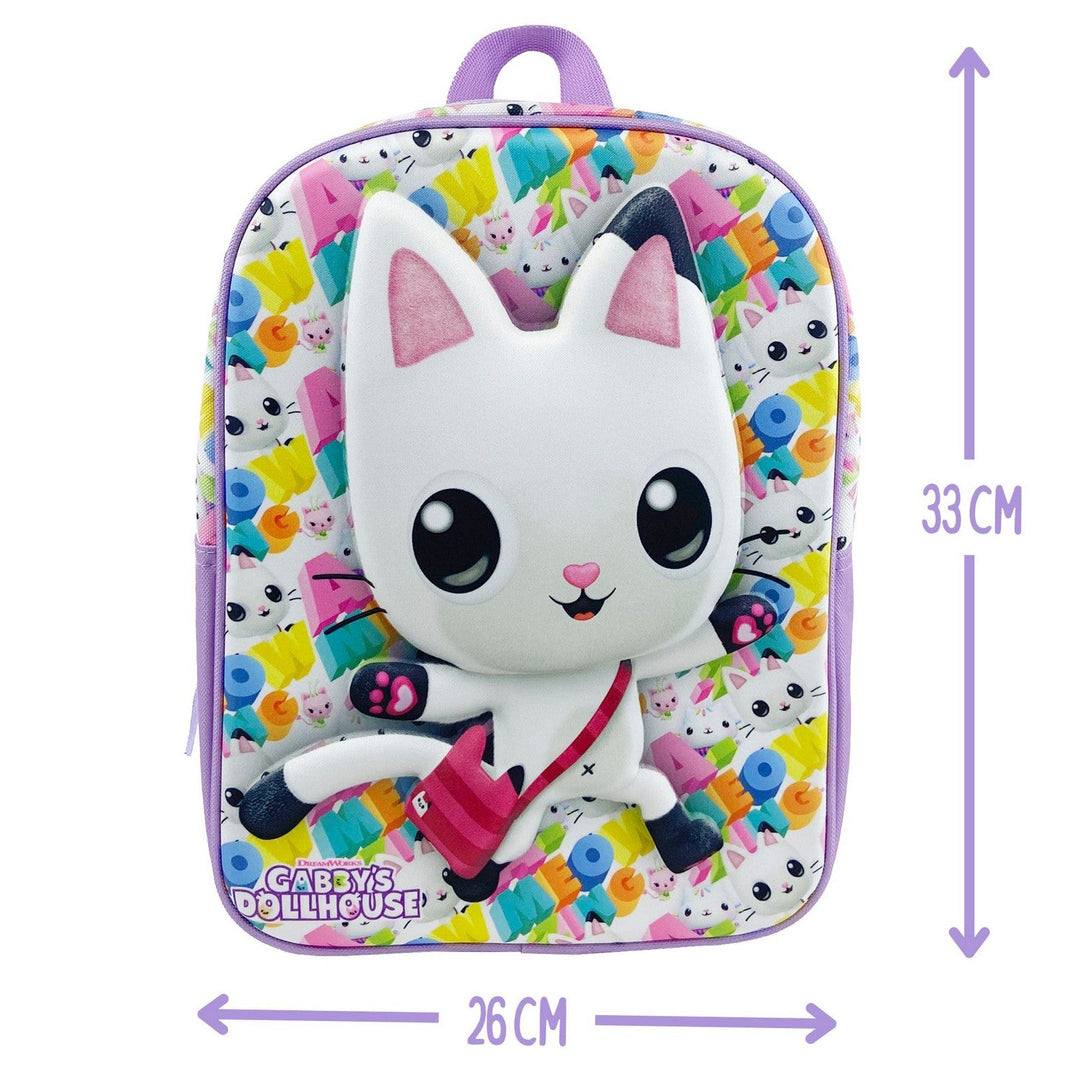 Pre School Gabbys Dollhouse Gabby 30 Cm 3D Eva Backpack MC-04-GB