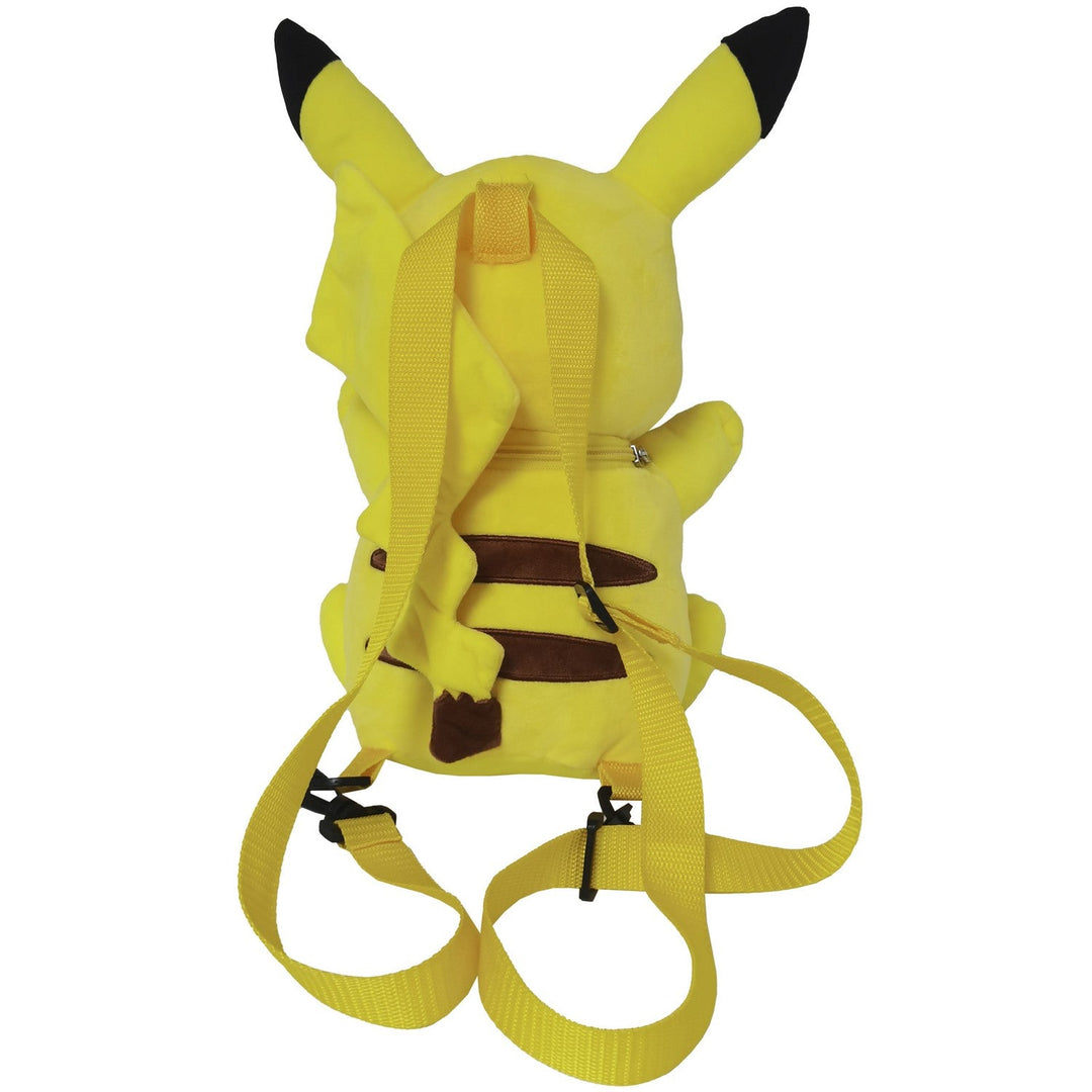 Kids Film And Cartoon Pokemon Pikachu Plush Yellow Backpack MC-111-PK