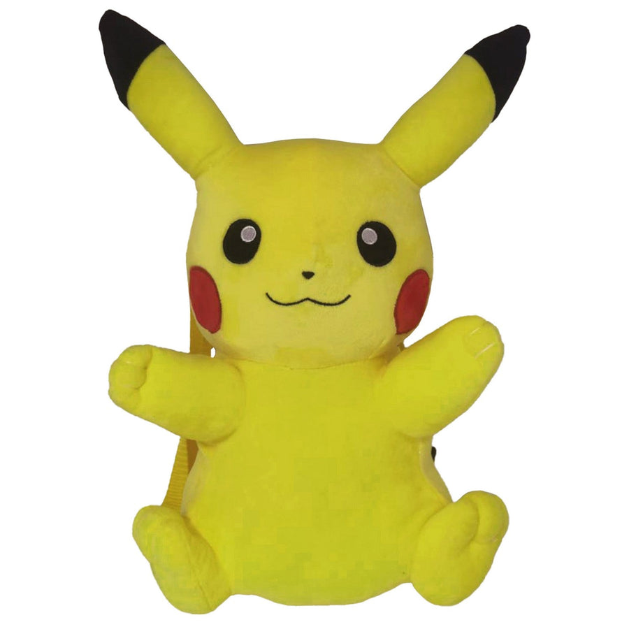 Kids Film And Cartoon Pokemon Pikachu Plush Yellow Backpack MC-111-PK