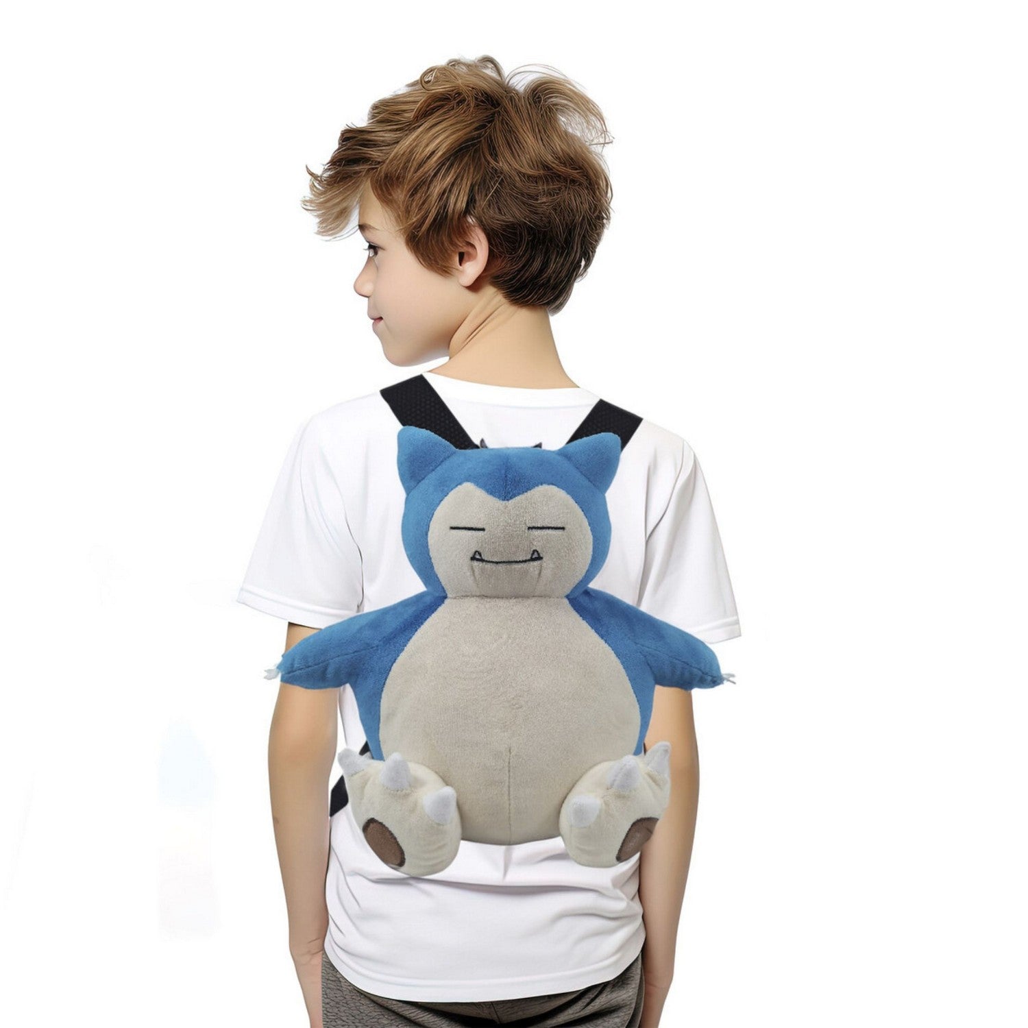 Kids Film And Cartoon Pokemon Pokémon Snorlax Plush Backpack MC-117-PK