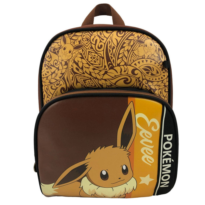 Kids Film And Cartoon Pokemon Pokémon School - Eeve Orange Backpack MC-402-PK