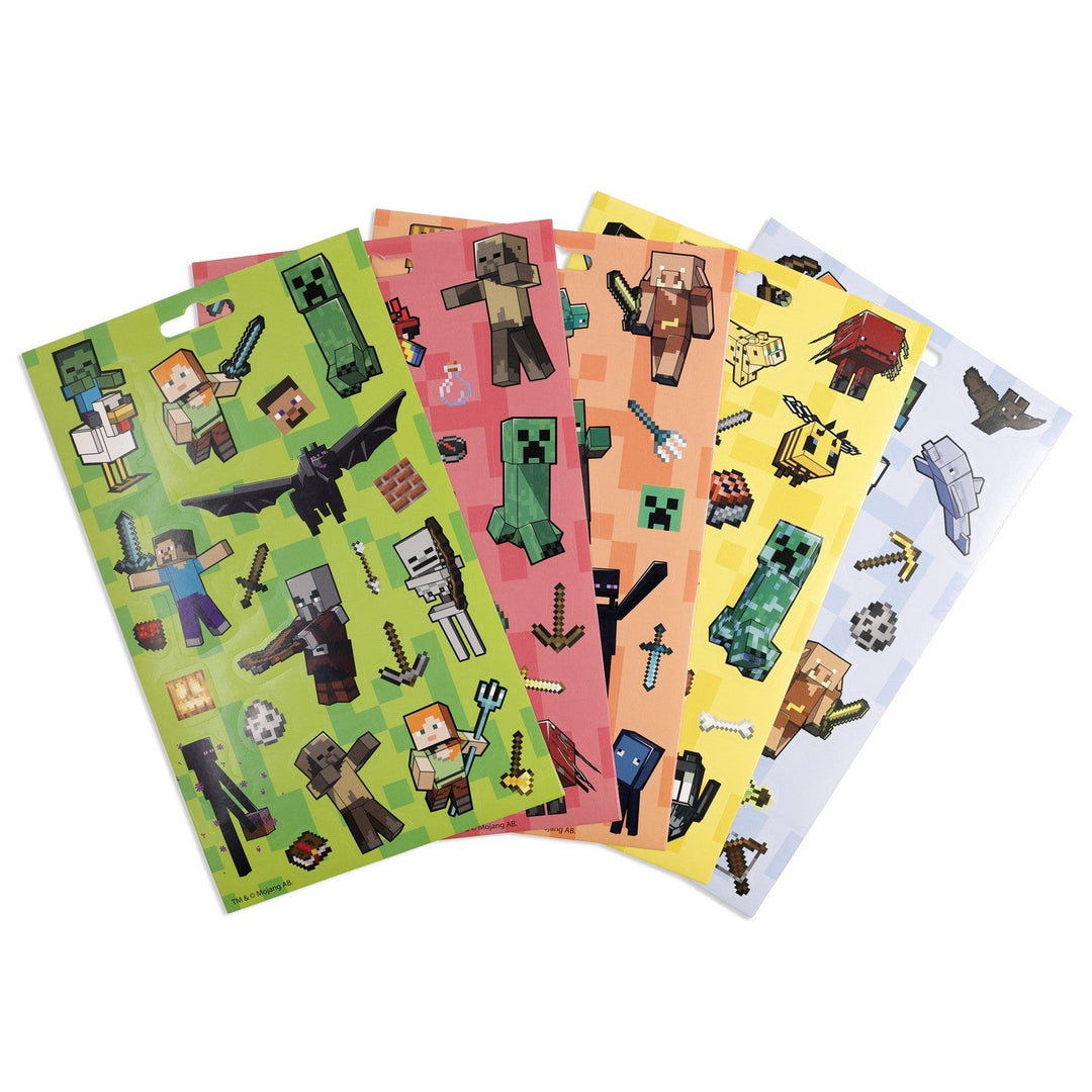Disney Mickey & Minnie 5 Pcs Stickers Minecraft Yellow Set MC00039