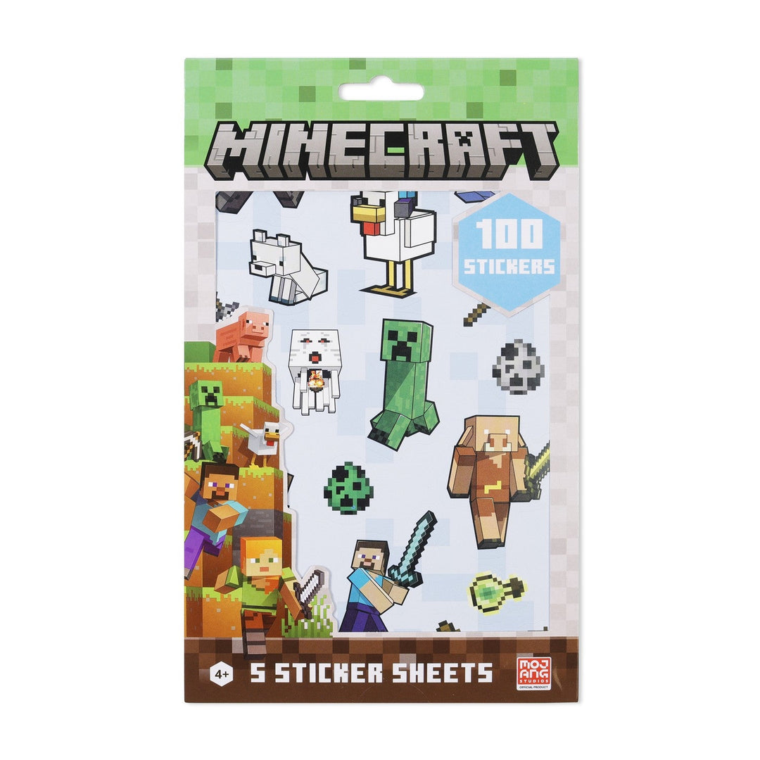 Disney Mickey & Minnie 5 Pcs Stickers Minecraft Yellow Set MC00039