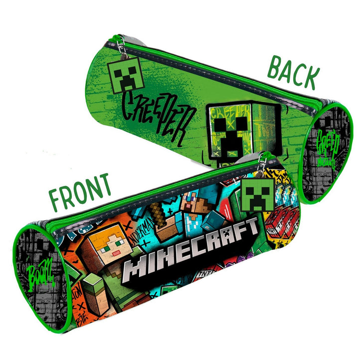 Gaming Minecraft Pencil Case Green MC00052