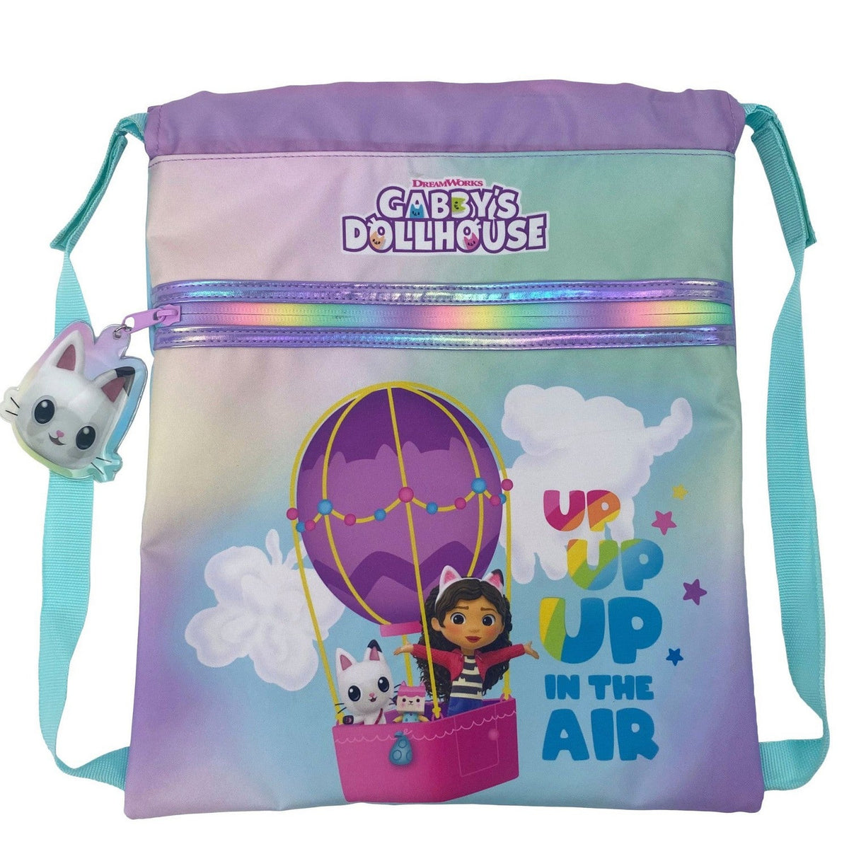 Pre School Gabbys Dollhouse Gabby Drawstrings Rucksack - Up MC33-03GB