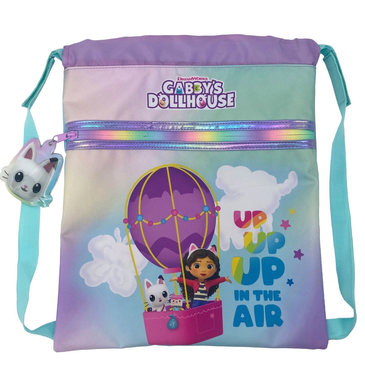 Pre School Gabbys Dollhouse Gabby Drawstrings Rucksack - Up MC33-03GB